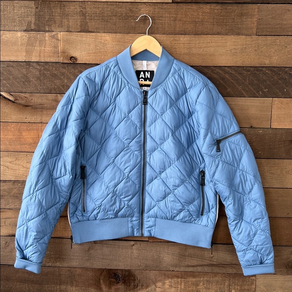 Alp N Rock Women's Metro Bomber Jacket in Moonlight Blue Size XL - Picture 2 of 9